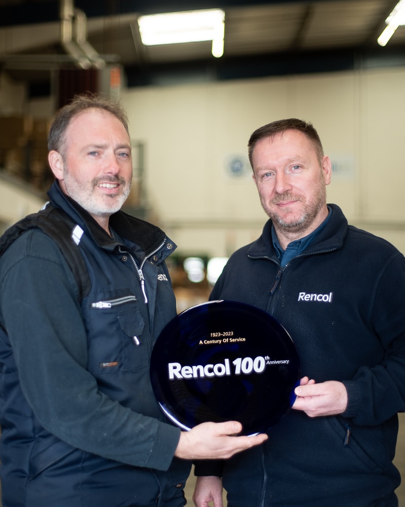 Rencol Centenary plate