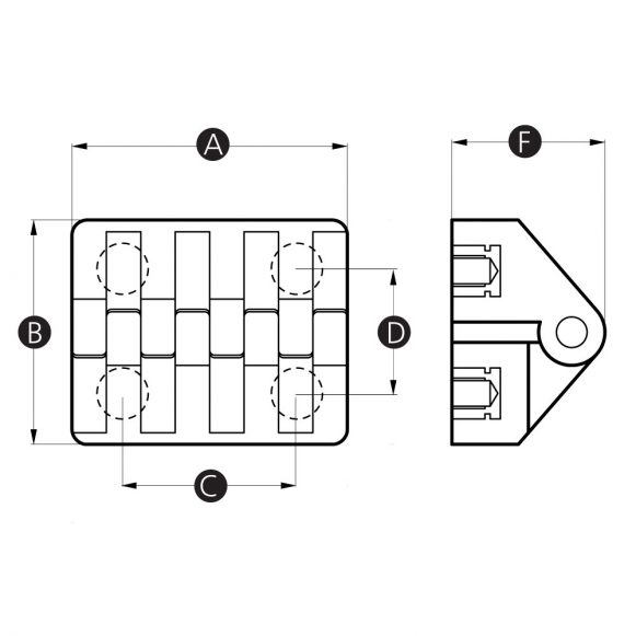 LD-Model-02-HI External plastic hinge