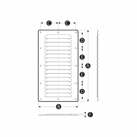 LD-Model-02-MV Stainless steel metal vent