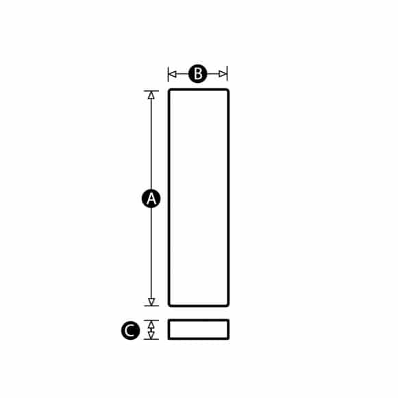 LD-Model-02-PG Rectangular PVC grip