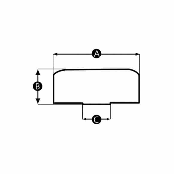 LD-Model-05F-MK Female threaded stainless steel wing knob