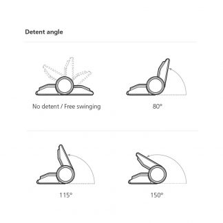 LD-Model-14-HI-DETENTE Detent hinge detent angles