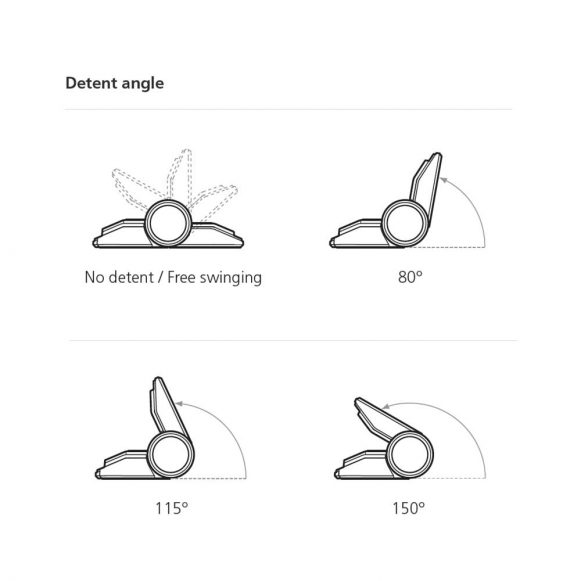 LD-Model-14-HI-DETENTE Detent hinge detent angles
