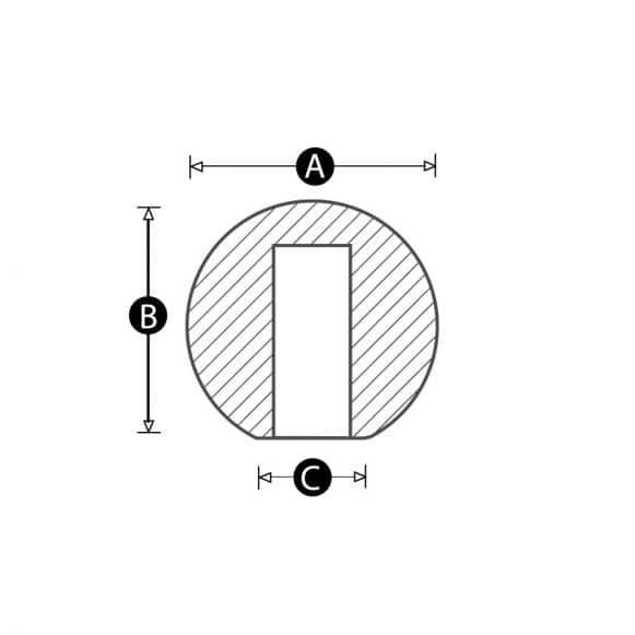 LD-Model-18AF-PK Female Threaded Metal Insert Duroplast Ball Knob
