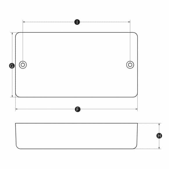 LD-Model-25-BH-2 Model 25 BH Enclosure Handle technical drawing 2