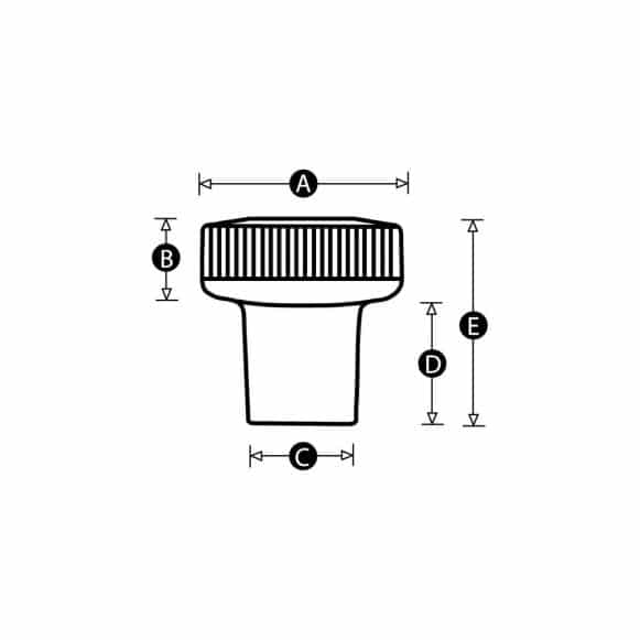 Threaded pull knob and thumbscrew