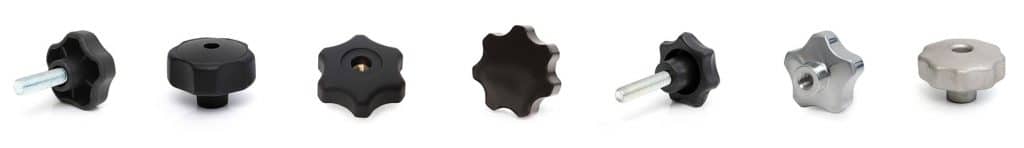Clamping Knobs, Plastic Lobe Knobs, Stainless Steel Lobe Knobs