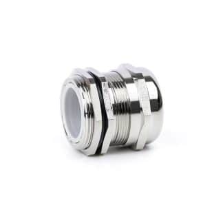 Model-01-CG-view-12 Nickel Plated Brass Cable Gland