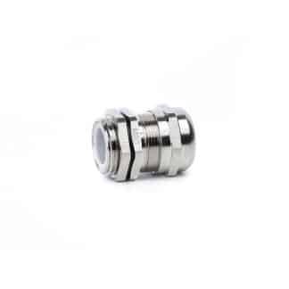 Model-01-CG-view-14 Nickel Plated Brass Cable Gland