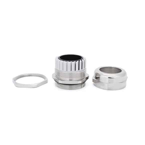 Model-01-CG-view-6 Nickel Plated Brass Cable Gland