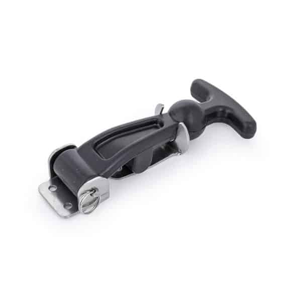 Model-01-RL Rubber and stainless steel bonnet or hood latch for car