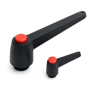 Model-01F-CH-View-2 Adjustable indexed clamping lever with straight handle