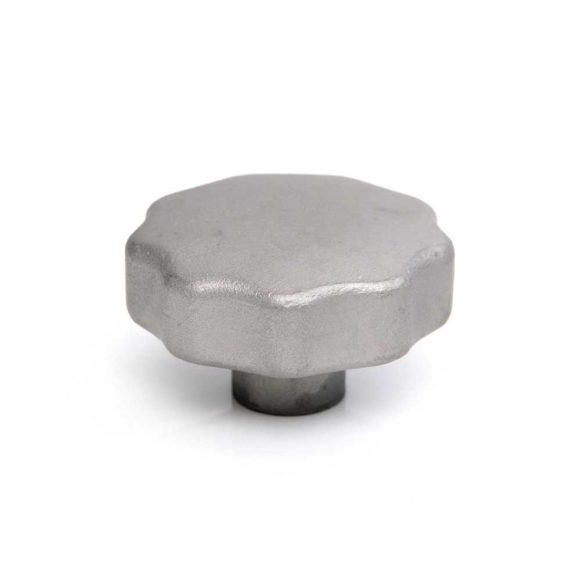 Model 01F MK - Female Threaded Metal Lobe Knob 1 Model 01F MK - Female Threaded Metal Lobe Knob