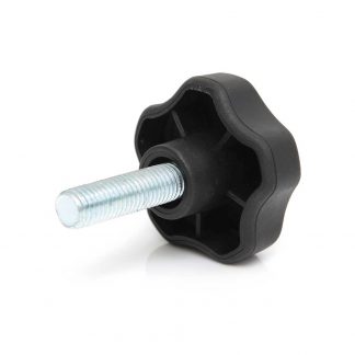 Model 01M PK - Male Threaded Soft Touch Lobe Knob 1 Model 01M PK - Male Threaded Soft Touch Lobe Knob