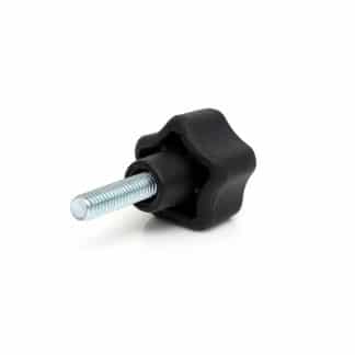 Model-01M-PK-View-2 Male threaded soft touch lobe knob
