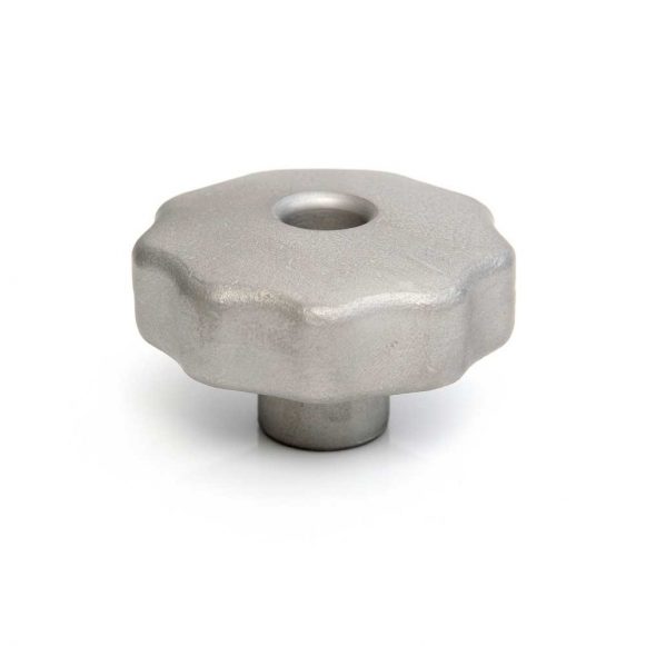 Model 01T MK - Through Thread Metal Lobe Knob 1 Model 01T MK - Through Thread Metal Lobe Knob