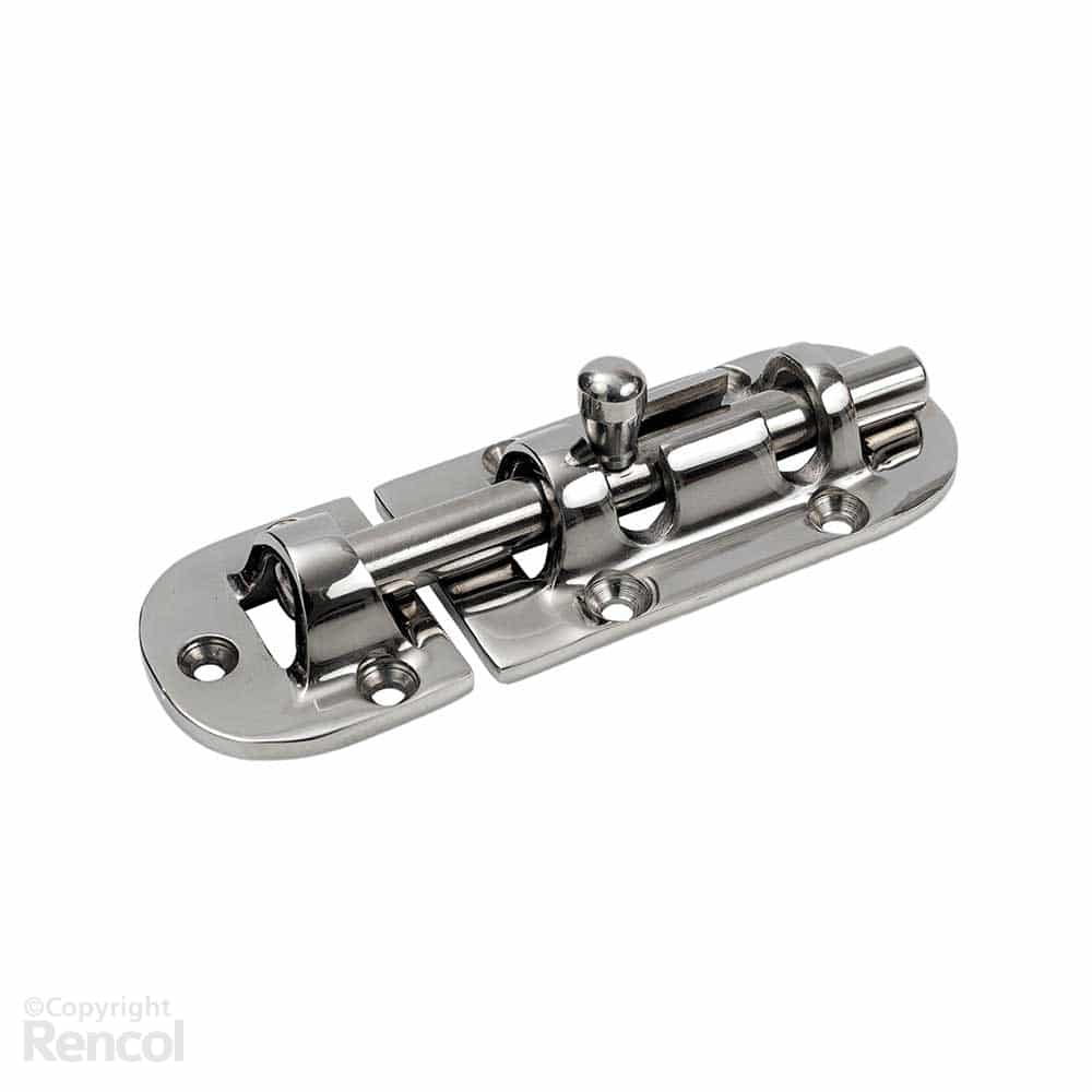 Stainless steel barrel bolt