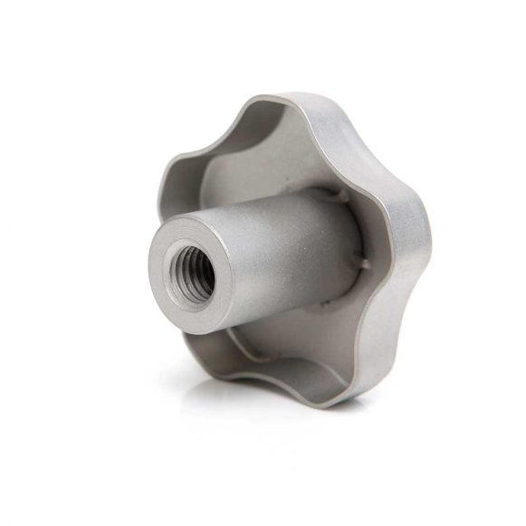 Model 02F MK - Female Threaded Metal Lobe Knob 1 Model 02F MK - Female Threaded Metal Lobe Knob