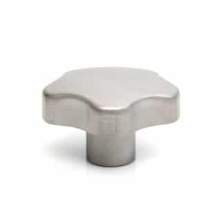 Stainless steel pressed lobe knob