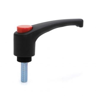 Model 02M CH - Male Plastic Adjustable Clamping Handle with Ergonomic Lever 1 Model 02M CH - Male Plastic Adjustable Clamping Handle with Ergonomic Lever