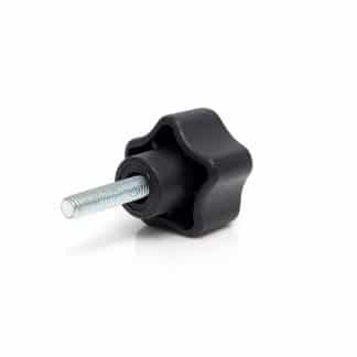 small male threaded lobe knob