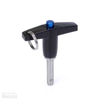 Model 03 DP – Detent Pin with T-Handle, Push Knob & Pull Ring, Stainless Steel