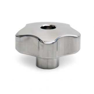 Model 03T MK - Through Thread Metal Lobe Knob 1 Model 03T MK - Through Thread Metal Lobe Knob