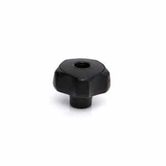 Small hollow lobe knob with through thread