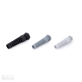 cable gland with spiral strain relief