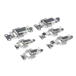 Model-04-ML-4 Stainless spring loaded toggle latch hook clamp - group