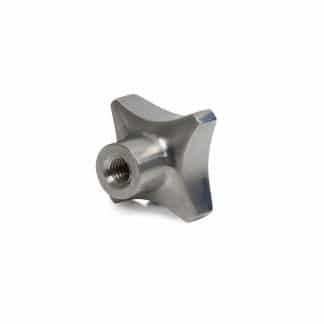 Stainless steel star knob