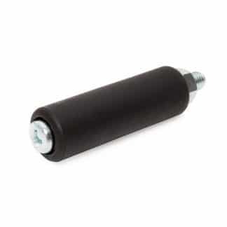 Folding revolving plastic handle with steel thread
