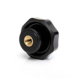 through thread lobe clamping knob
