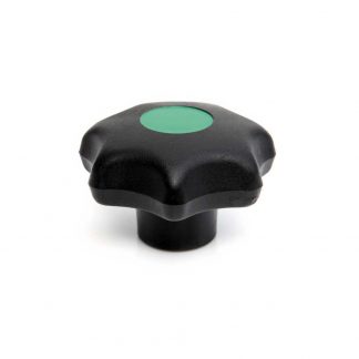 Model 07F PK - Female Threaded Lobe Knob with Logo