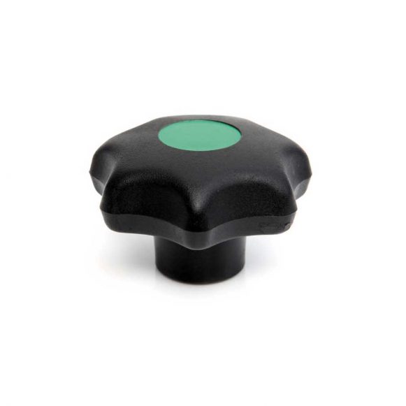 Model 07F PK - Female Threaded Lobe Knob with Logo 1 Model 07F PK - Female Threaded Lobe Knob with Logo