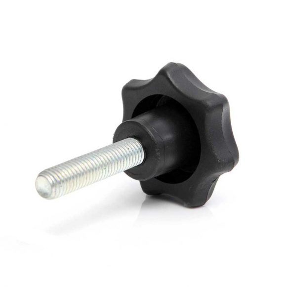 Model 07M PK - Male Threaded Lobe Knob with Logo 1 Model 07M PK - Male Threaded Lobe Knob with Logo