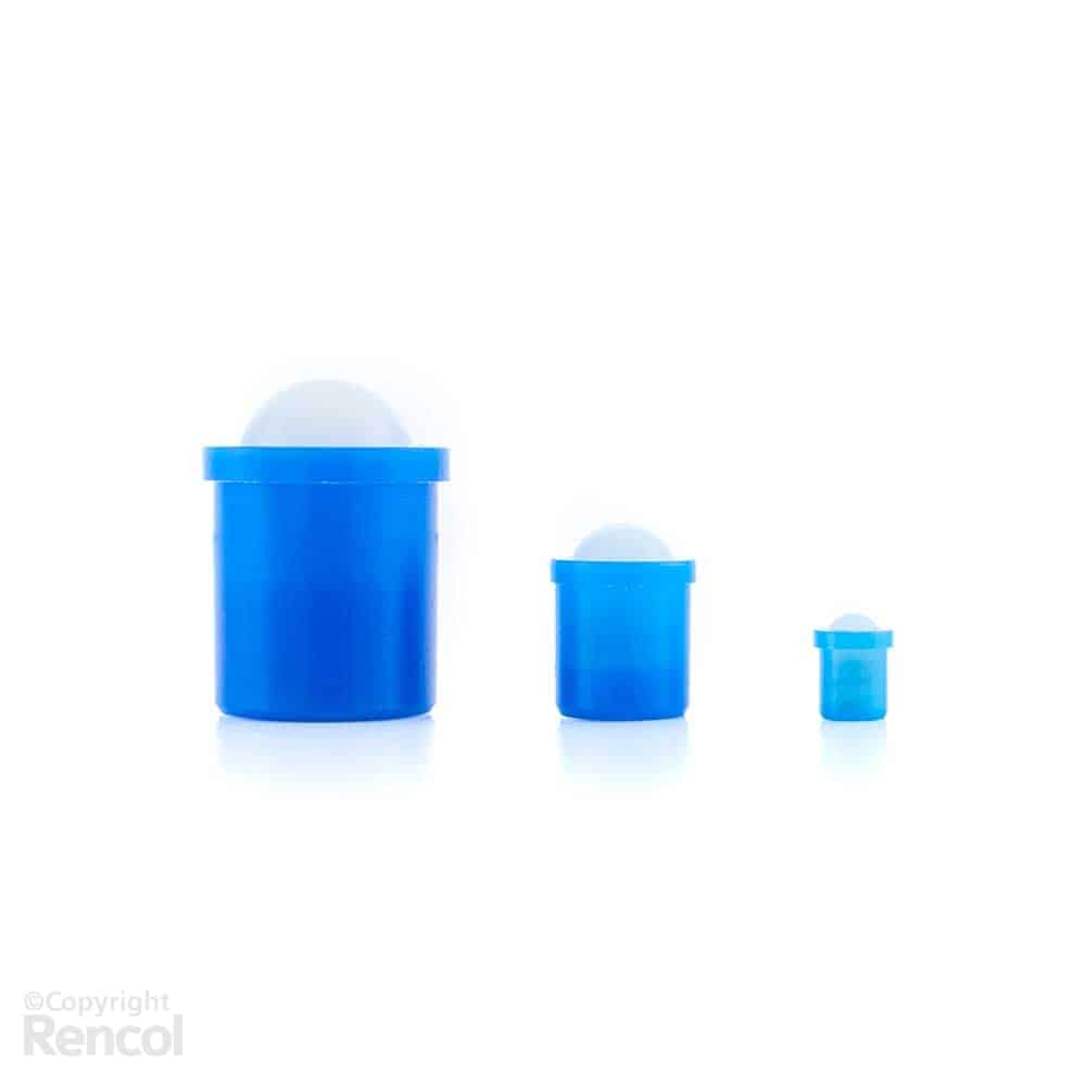 Model 10 IP Ð Spring Plunger, Stainless Steel & Acetal Plastic, Press-fit