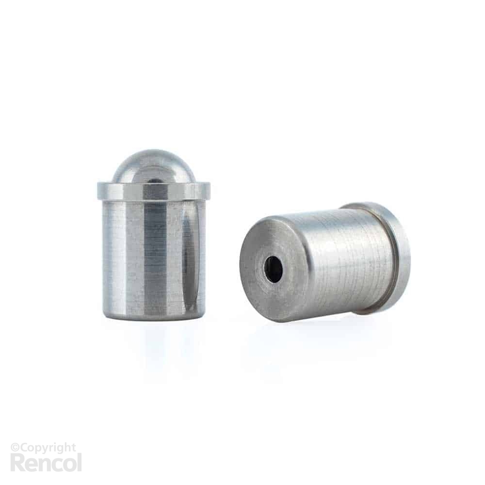Model 10 IP Ð Spring Plunger, Stainless Steel & Acetal Plastic, Press-fit