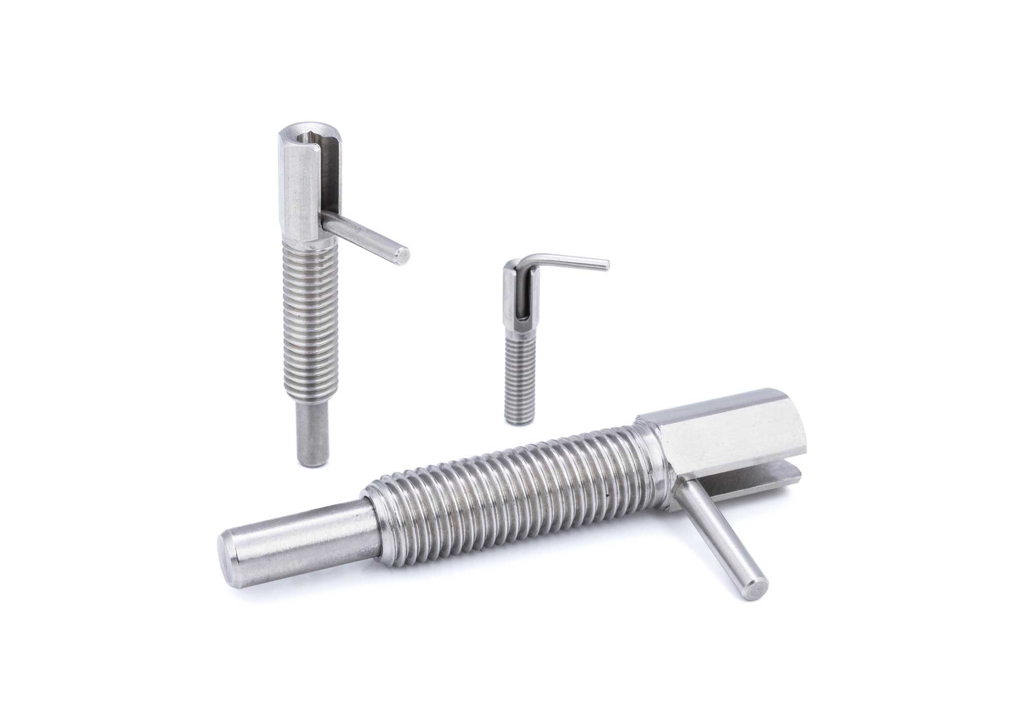 Index plunger with lever