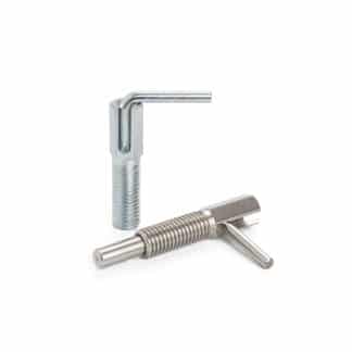 Index plunger with lever