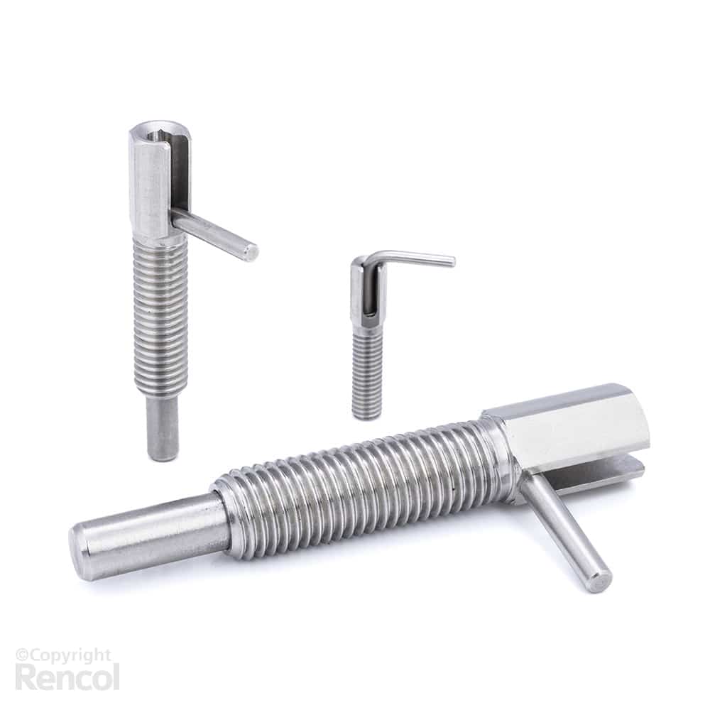 Index plunger with lever