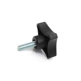 Model-12M-PK-View-2 Male threaded plastic star knob