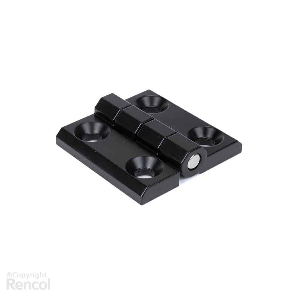 Die Cast Zinc Black Hinge | Enclosure & Cabinet Hinges | RENCOL