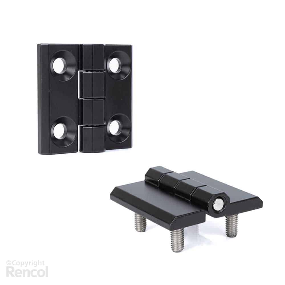 Die cast zinc black hinge
