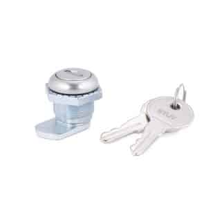 Model-17-ML-view-2 Cam Lock, Quarter-Turn, 90-Degree Lock with keys
