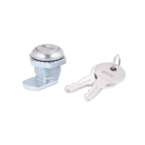 Model-17-ML-view-2 Cam Lock, Quarter-Turn, 90-Degree Lock with keys