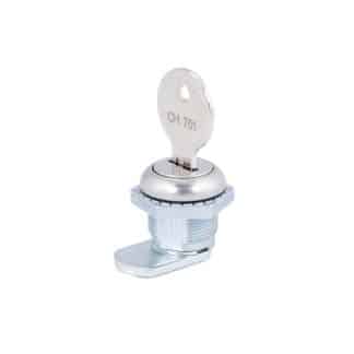 Cam Lock, Quarter-Turn, 90-Degree Lock with key