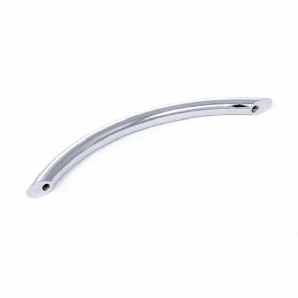 Model-23-BH-2 Steel bow furniture handle for drawers, cabinets and doors - underside