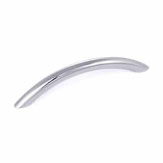 Model-23-BH-3 Chrome plated Steel bow furniture handle for drawers, cabinets and doors - small size