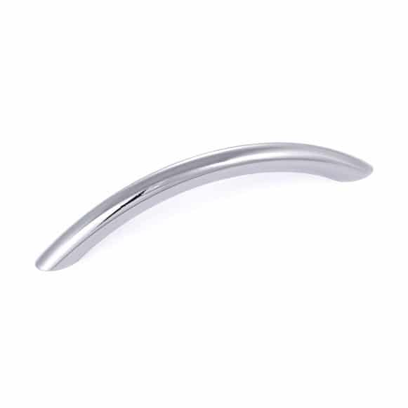 Model-23-BH-3 Chrome plated Steel bow furniture handle for drawers, cabinets and doors - small size